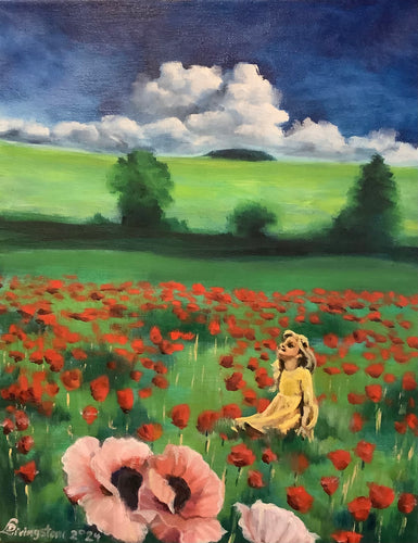 “Dream Field” oil painting