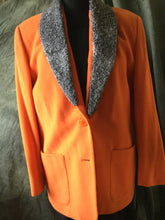 Ladies apricot wool blazer