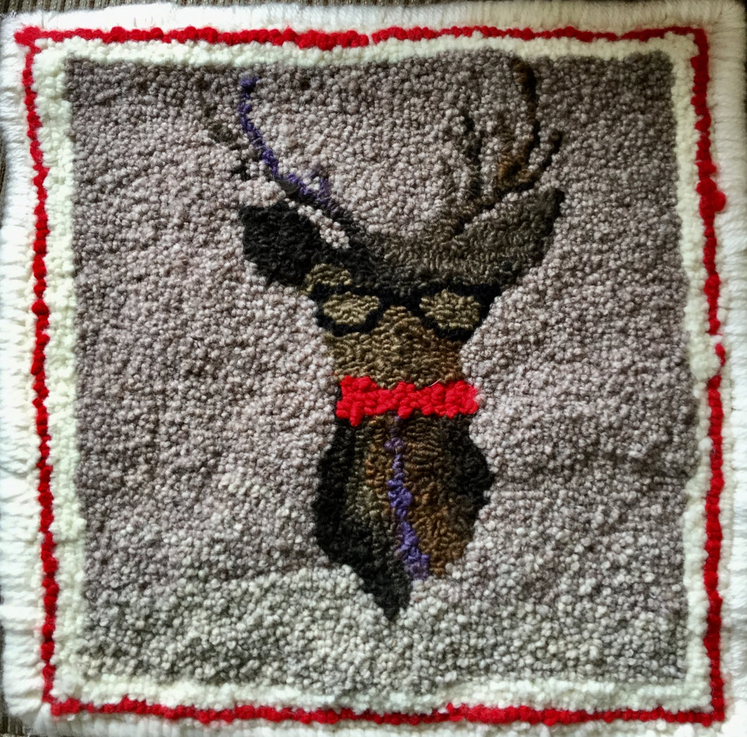 Hipster Deer pattern (free)